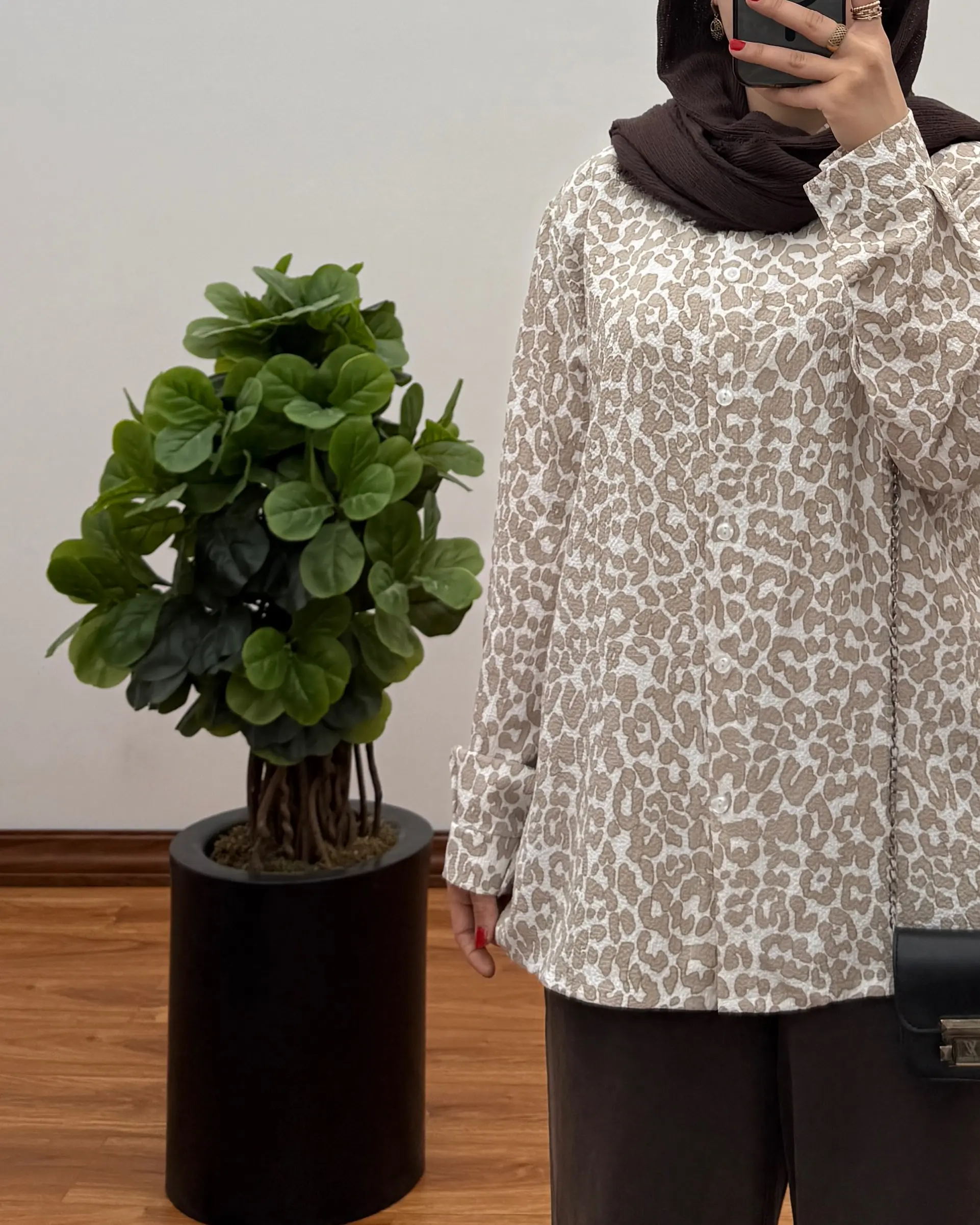 شومیز دخترانه ینزی مدل پلنگی